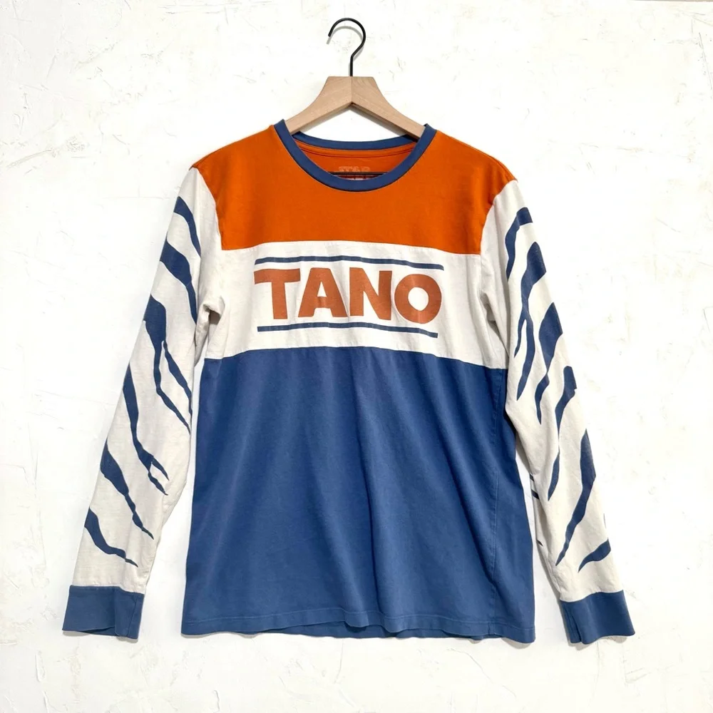 Star Wars Ahsoka Tano Long Sleeve Tee M Blue Orange Graphic Unisex - Picture 1 of 6